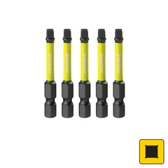 Kincrome Square #1 Impact Bit 50mm 5 Piece | K21264