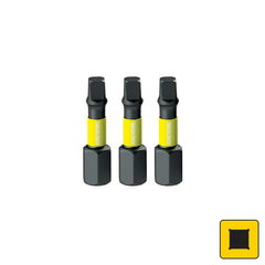 Kincrome Square #2 Impact Bit 25mm 3 Piece | K21270