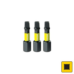 Kincrome Square #3 Impact Bit 25mm 3 Piece | K21292