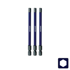 Kincrome Hex 5mm Impact Bit 100mm 3 Piece | K21354