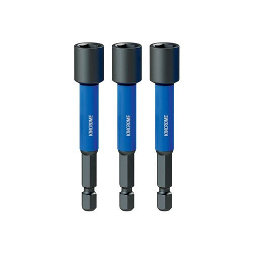 Kincrome Magnetic Nutsetter 5/16" Impact Bit 65mm 3 PieceK21469