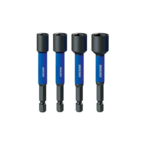Kincrome Magnetic Nutsetter Impact Bit Mixed Pack 100mm 4 PieceK21509