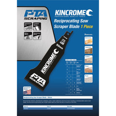 Kincrome - 50mm Reciprocating Saw Scraper Blade - 1 Piece | K21600