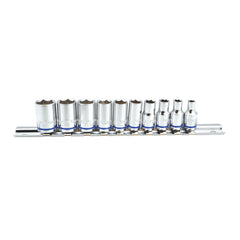 Kincrome - SOCKET RAIL 1/4D 10P-MET (MP) | K2170