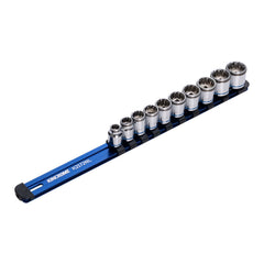 Kincrome - 10 Piece 3/8" Drive NUT-LOK Socket Rail Set | K2172NL