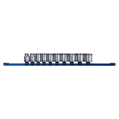 Kincrome - 10 Piece 3/8" Drive NUT-LOK Socket Rail Set | K2172NL