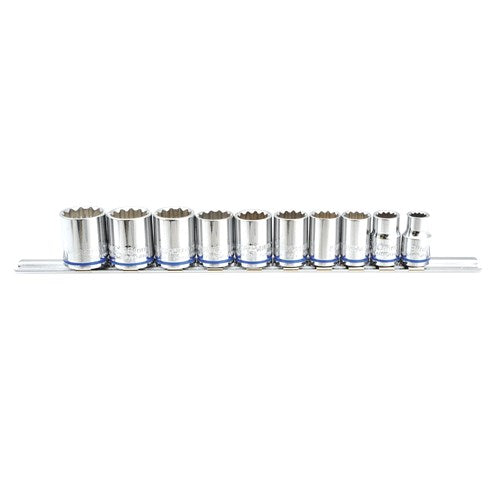 Kincrome Socket Set 10 Piece 3/8" Drive (Mirror Polish) - MetricK2172