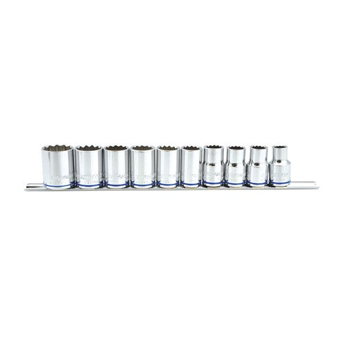 Kincrome Socket Set 10 Piece 1/2" Drive (Mirror Polish) - MetricK2174