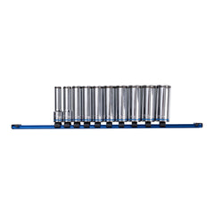 Kincrome - 10 Piece 3/8" Drive NUT-LOK Deep Socket Rail Set | K2178NL