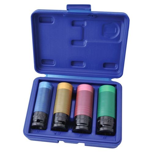 Kincrome Wheel Nut Socket Set 4 Piece 1/2" DriveK2180