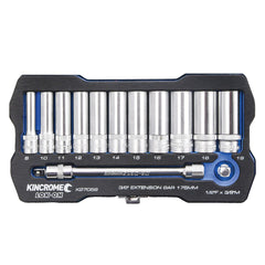 Kincrome LOK-ON Socket & Extension Set 13 Piece 3/8" Drive - Metric | K27056