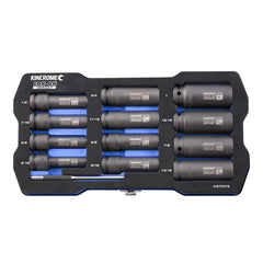 Kincrome LOK-ON Deep Impact Socket Set 12 Piece ½" Drive | K27073