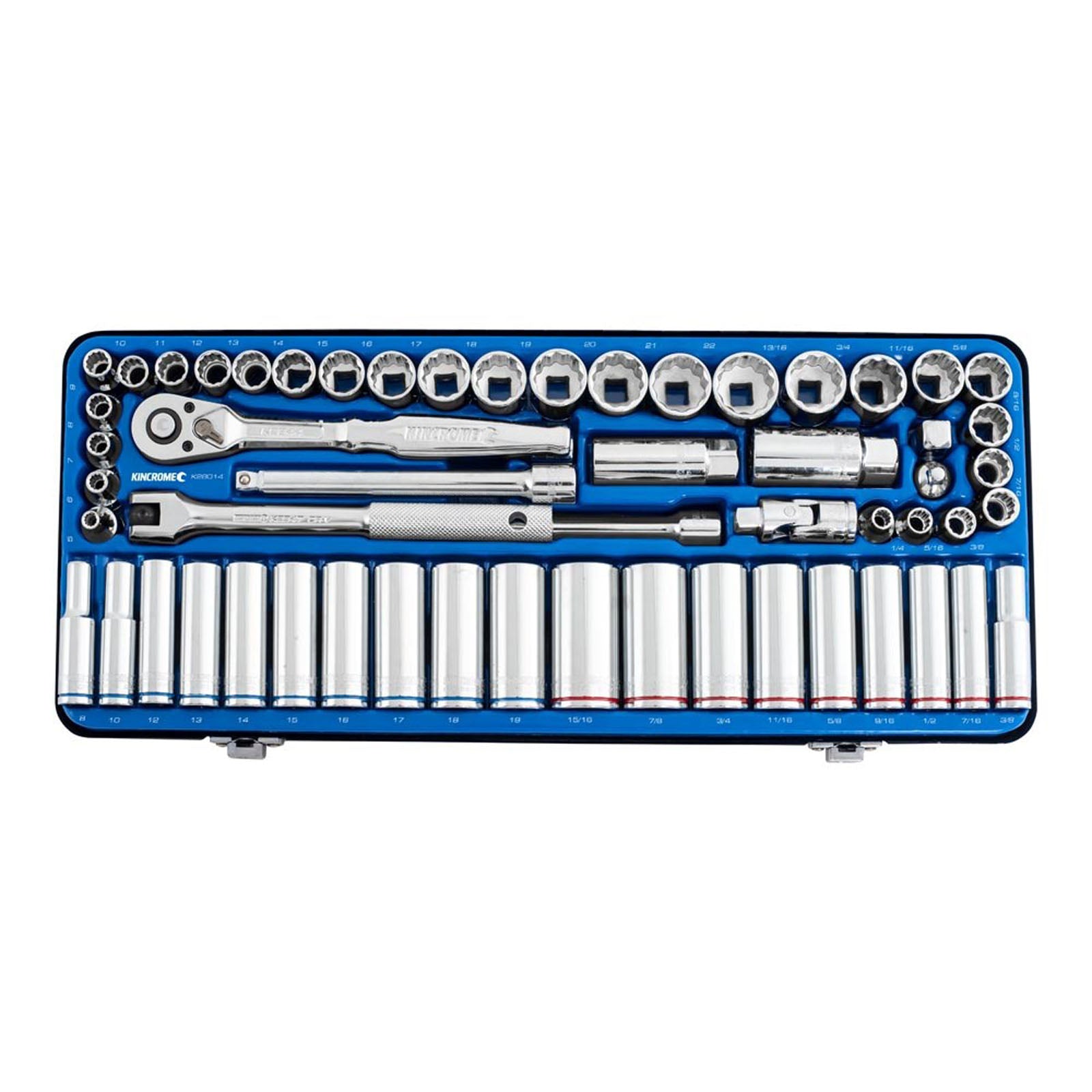 Kincrome Socket Set 57 Piece 3/8" Drive - Metric & Imperial | K28014