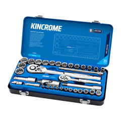 Kincrome - Socket Set 35 Piece 1/4" & 1/2" Drive - Metric | K28030