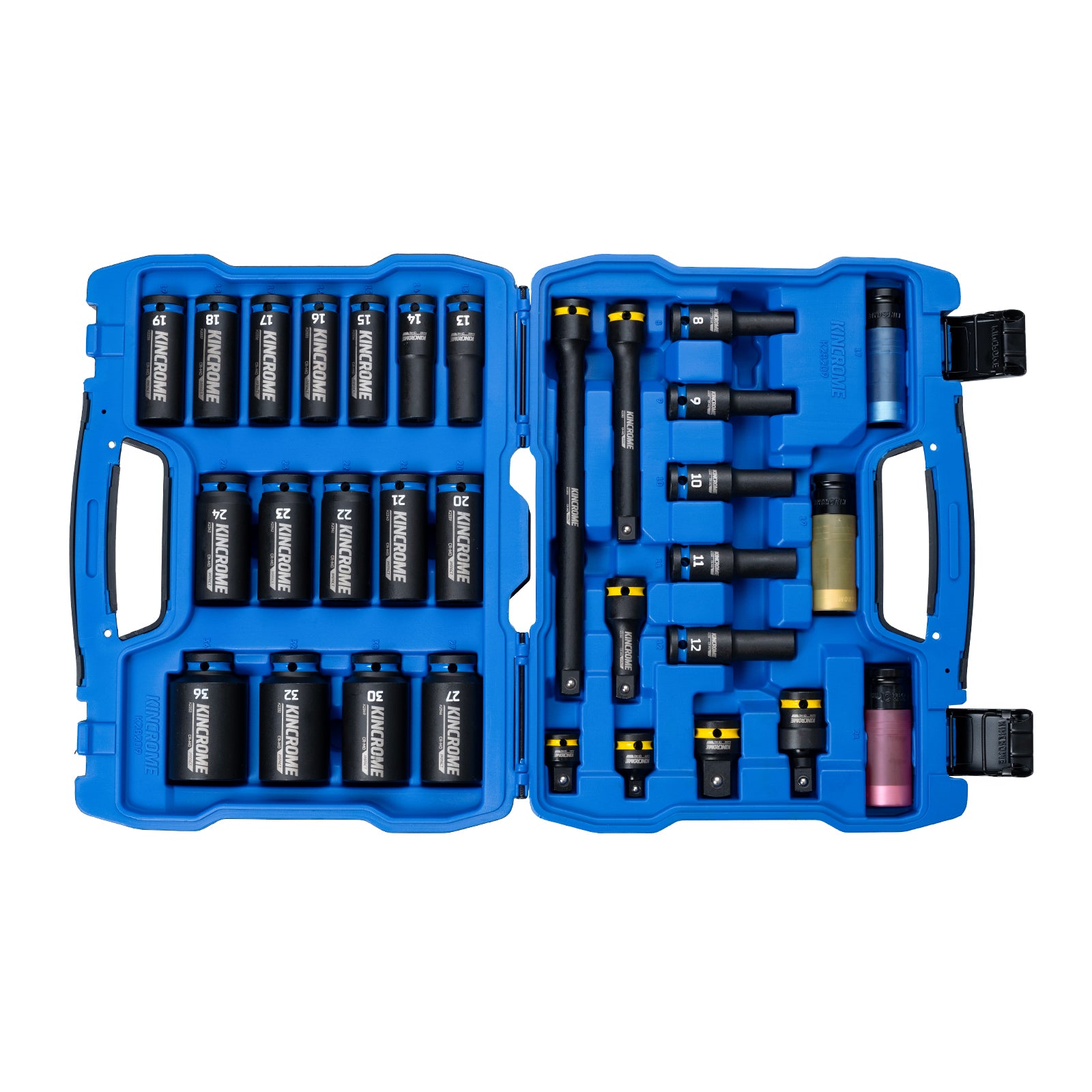 Kincrome Deep Impact Socket Set 31 Piece ½" Drive - Metric | K28209