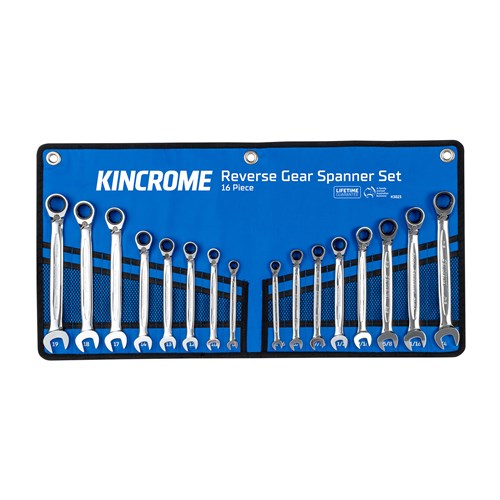 Kincrome Reversible Gear Spanner Set | K3023 | Versatile for Every Task
