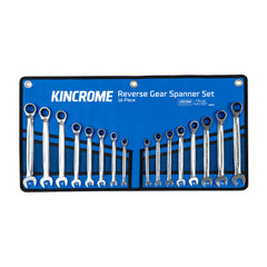 Kincrome - Reversible Gear Spanner Set 16 Piece - Metric/Imperial | K3023