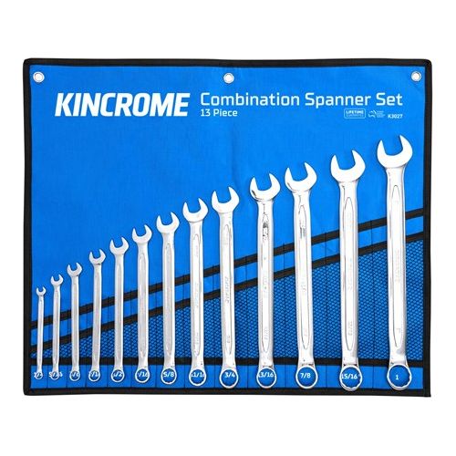 Kincrome Combination Spanner Set 13 Piece - Imperial | K3027