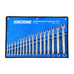 Kincrome - 17PCE Metric Combination Spanner Set, K3028 - Built to Last!