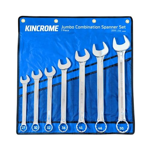 Kincrome Jumbo Combination Spanner Set 7 Piece - Metric | K3035