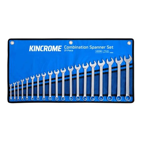 Kincrome Combination Spanner Set 19 Piece - Metric | K3036