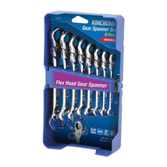 Kincrome Flex Head Gear Spanner Set 8 Piece - Imperial | K3701