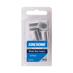 Kincrome Rivet Nut Insert M10 (Aluminium) - 10 Pack | K4910