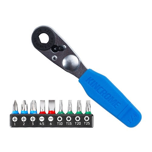 Kincrome Mini Ratchet Bit Set 10 Piece | K5014