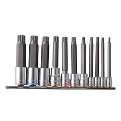 Kincrome - 3/8" & 1/2" Drive Spline Bit Rail 11 Piece 1/4. | K5227