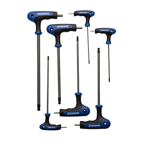 Kincrome Moulded T-Handle Hex Key Set 7 Piece - Metric | K5240