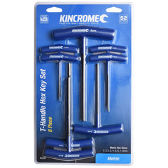 Kincrome - T-handle Hex Key Set 8 Piece Metric | K5281