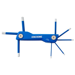 Kincrome - Aluminium Folding Metric Hex Keys 8 Piece | K5380
