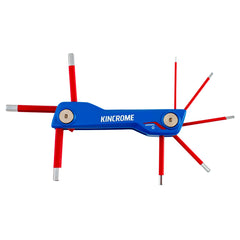 Kincrome - Aluminium Folding Imperial Hex Keys 8 Piece | K5381