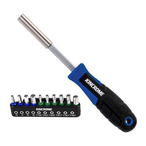 Kincrome TorqueMaster® Hex & TORX Bit & Driver Set - 11 Piece | K5513