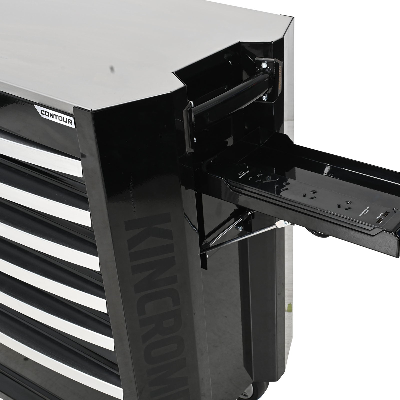 Kincrome CONTOUR® Tool Trolley 6 Drawer 730mm (29") Black | K72926B