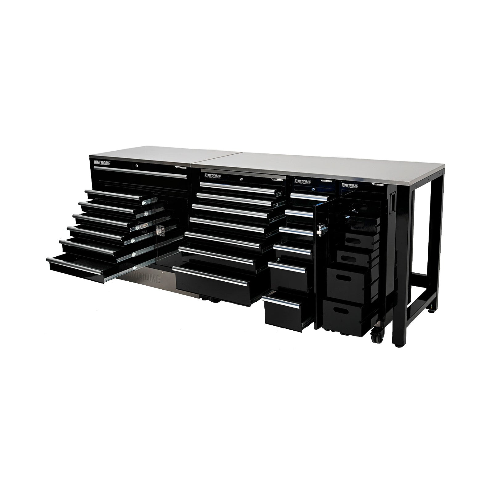 Kincrome TRADE CENTRE Pro Workshop Sets 5 Piece 20 Drawer 2600mm (102") | K7375