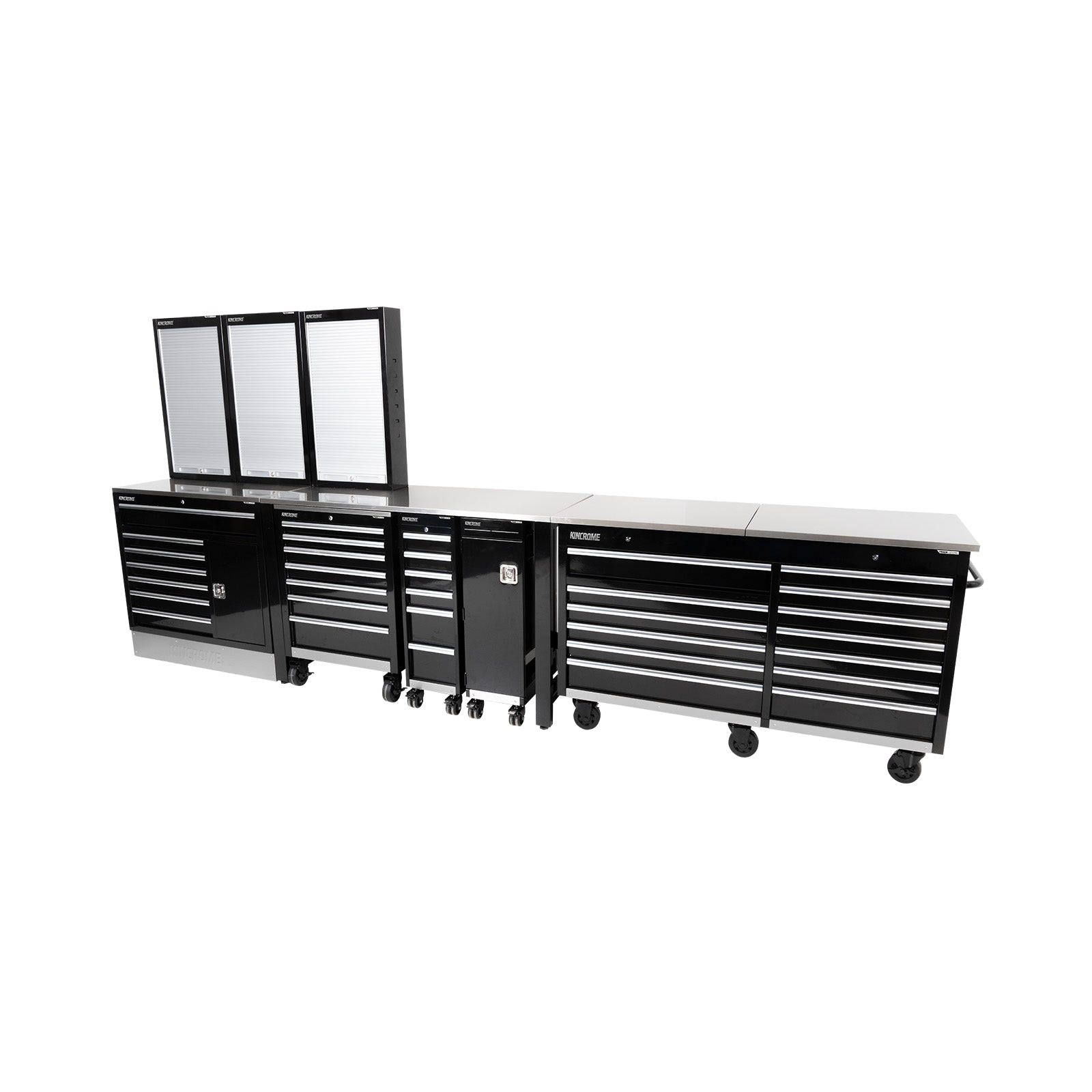 Kincrome TRADE CENTRE Ultimate Storage Set 9 Piece 33 Drawer 4200mm (165") | K7379