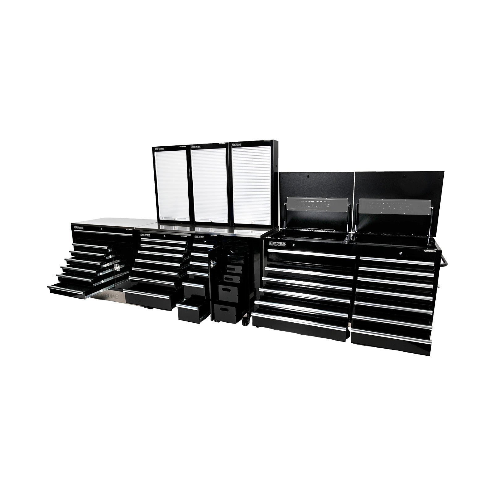 Kincrome TRADE CENTRE Ultimate Storage Set 9 Piece 33 Drawer 4200mm (165") | K7379