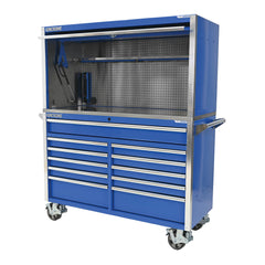 Kincrome TOOL ARMOUR 2 Piece Hutch & Trolley Combo 11 Drawer 1500mm (59") | K77850