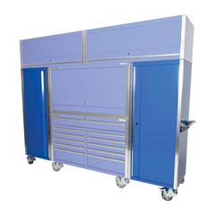 Kincrome TOOL ARMOUR 6 Piece Hutch, Trolley, Side & Top Locker Combo 11 Drawer 2900mm (114") | K77865