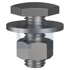Hobsons - M16 x 40 - Fascia Bolt & Nut - Zinc Plated - Class 4.6 | KBAMSZCM160040