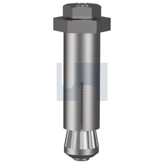 Hobsons - M12 x 60 - Hbs-Bolt Hex - Blind Install - 316 Stainless - A4 | KBB16PHM120060