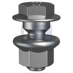 Hobsons - M12 x 30 - Shoulder Purlin Bolt Nut - Zinc Plated - Class 4.6 | KBOMSZCM120030