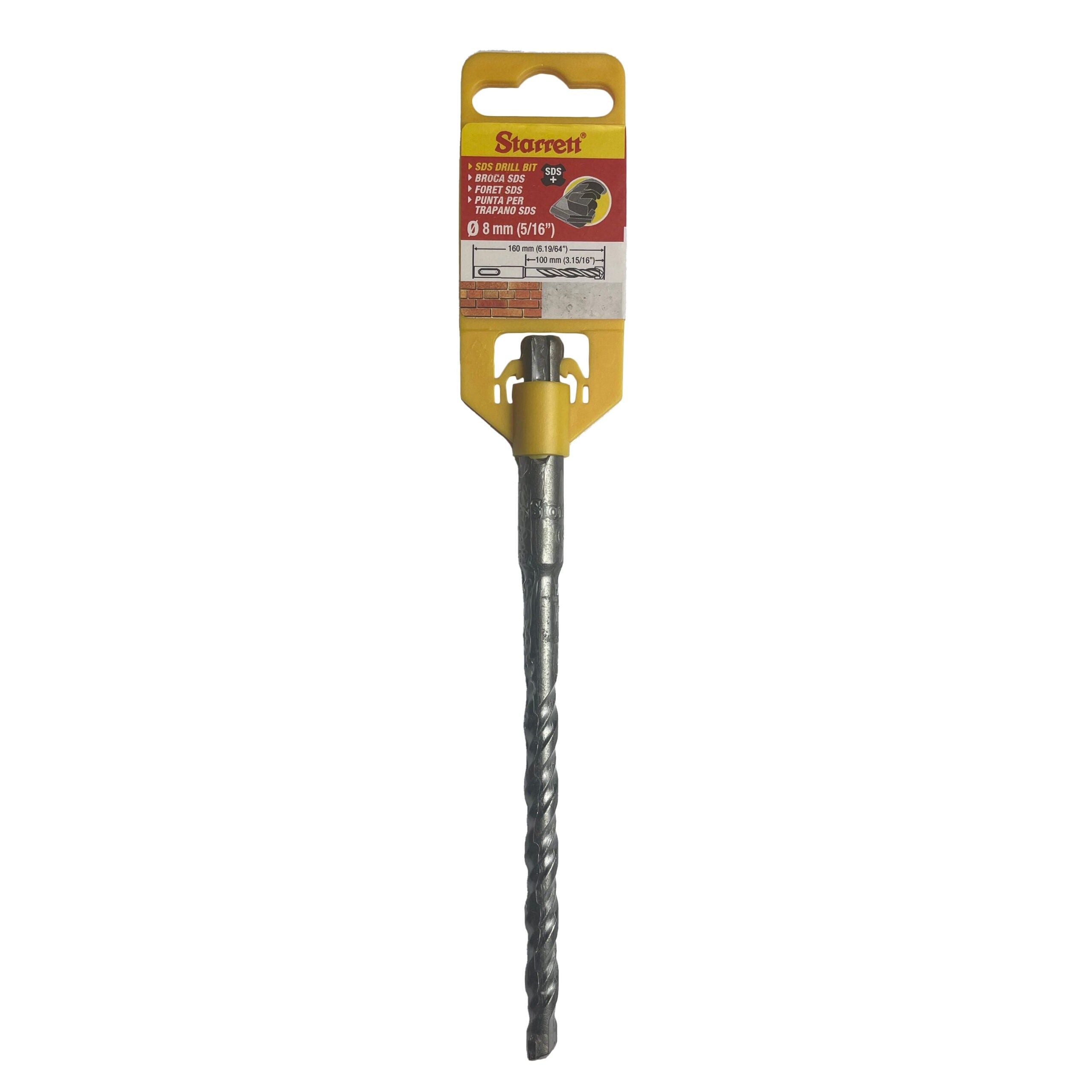 Starrett - SDS PLUS 2 POINTS 8X160MM | KBPS08B