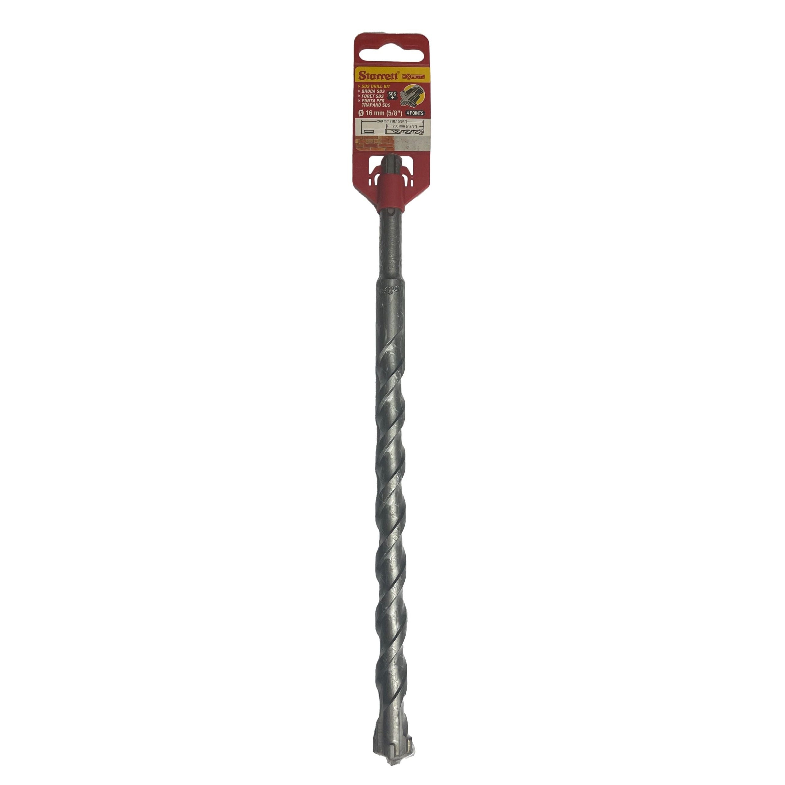 Starrett - SDS PLUS 4 POINTS 16X260MM | KBPX16D