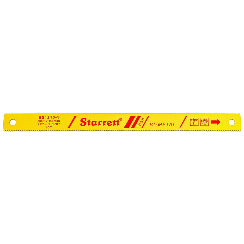 Starrett - Hand Hacksaw Bi Metal Unique 12inx18tpi - 50pc | KBS1218-50