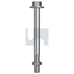 Hobsons - M16 x 180 Hot Dip Galvanised Hec Hex Washer Head Pole Step Stee (Pack Of 50)