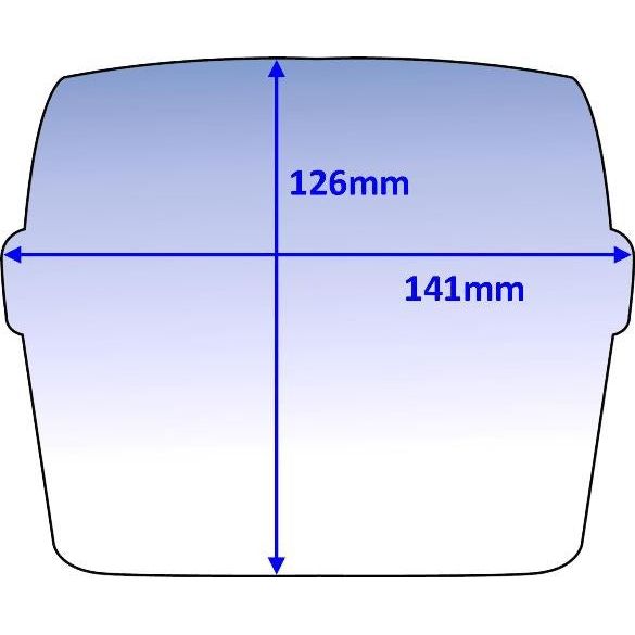 Weldclass - Lens Clear Outer Suit Jackson WH70 Pk10 | KC-J9931