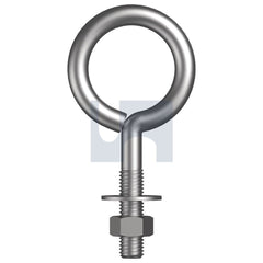Hobsons - 3/8" x 3" - Mild Steel Large Eye Bolt Kit - Zinc Plated - BSW | KELMSZW0370300