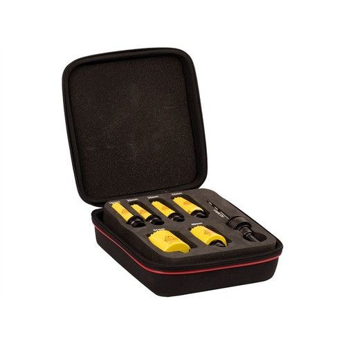 Starrett - Bi-Metal Fast Cut 6 Pc Ulti-Mate Electricians Kit | KFC06071